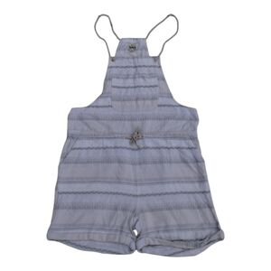 Woolrich Eco Rich 100% Organic Cotton Womens Overalls Shortalls Size Large Cream